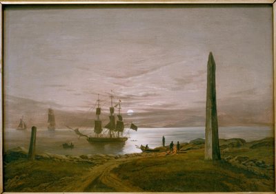 Fjordlandschap bij Maanlicht door Johan Christian Dahl