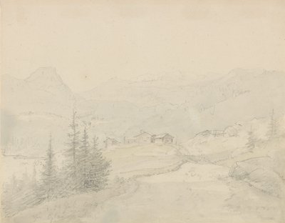 Van Øylo in Valdres door Johan Christian Dahl