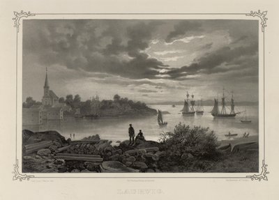 Illustratie uit het boek Noorwegen voorgesteld in tekeningen van Asbjørnsen, P.Chr. en uitgegeven door Chr. Tønsberg (no, 1848) door Johan Christian Dahl