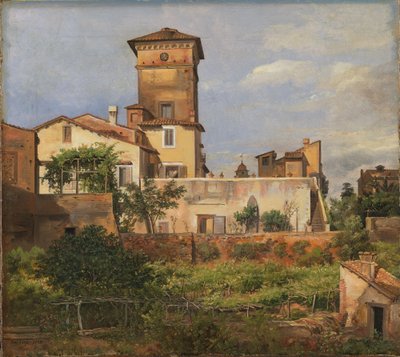 Villa Malta, Rome door Johan Christian Dahl