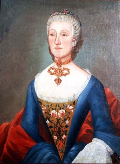 Portret van Anne Elizabeth Amalie Berg (Simonsen) door Johan Christian Remin