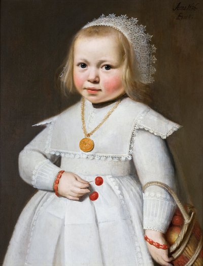 Portret van een Tweejarig Meisje, 1636 door Johan Cornelisz van Loenen