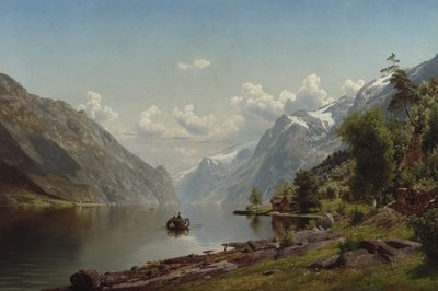 Van Hardangerfjord door Johan Fredrik Eckersberg