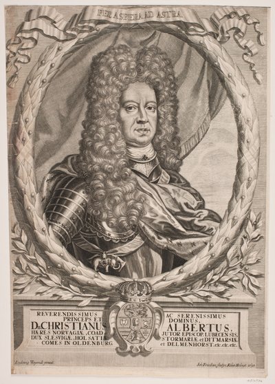 Hertog Christian Albrecht van Gottorp door Johan Friedlein