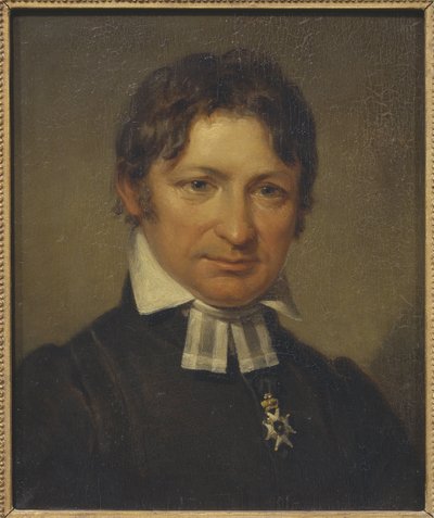 Portret van Frans Mikael Franzen door Johan Gustaf Sandberg