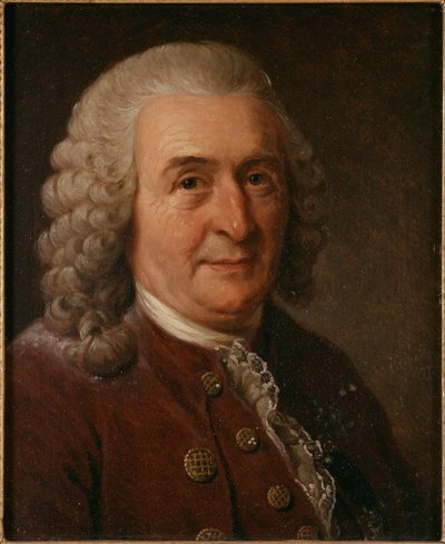 Portret van Carl Linnaeus 1707-1778, 1827 door Johan Gustaf Sandberg