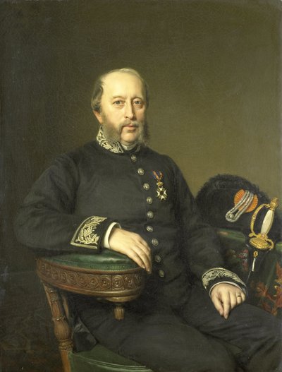 Gerard Johan Verloren van Themaat (1809-90). Lid van de Gedeputeerde Staten van Utrecht door Johan Heinrich Neuman