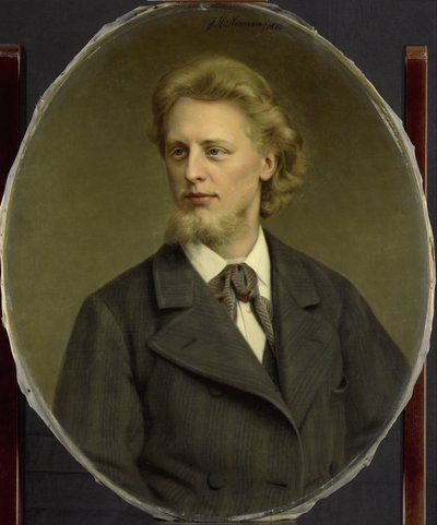 Portret van Jacques Fabrice Herman Perk (1859-1881) door Johan Heinrich Neuman