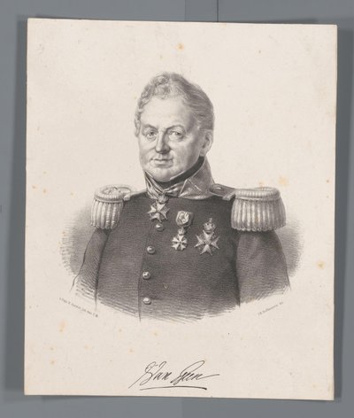 Portret van Joseph Jacobus baron van Geen door Johan Hendrik Hoffmeister