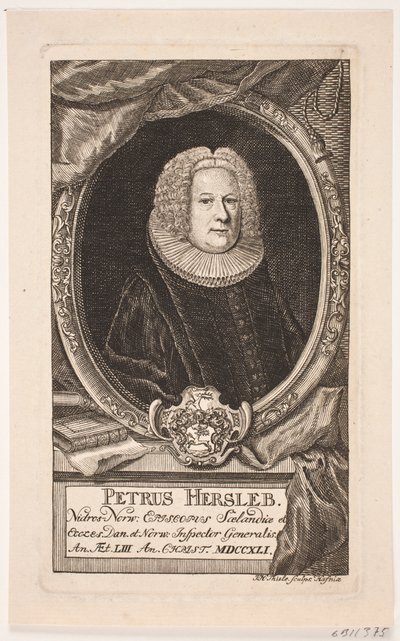 Bisschop Peder Hersleb door Johan Herman Thiele