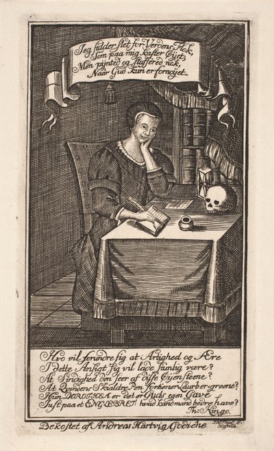 Dorthe Engelbrechtsdatter door Johan Herman Thiele