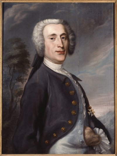 Portret van Olof von Dalin (1708-1763) door Johan Joachim Streng
