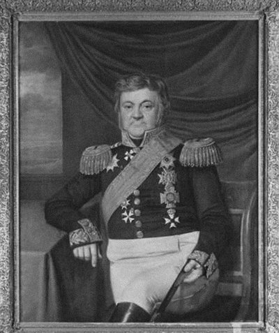 Portret van Lodewijk Sigismund Vincent van Heiden 1773-1850, 1830s door Johan Joeke Gabriël van Wicheren