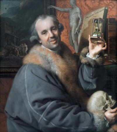 Zelfportret, ca. 1776 door Johan Joseph Zoffany