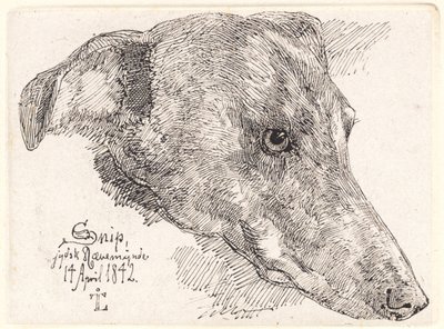 Deens: Hundehoved, Snip door Johan Lundbye