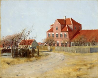 De eerste uitbreiding van architect Ulrik Plesner naar Brøndum