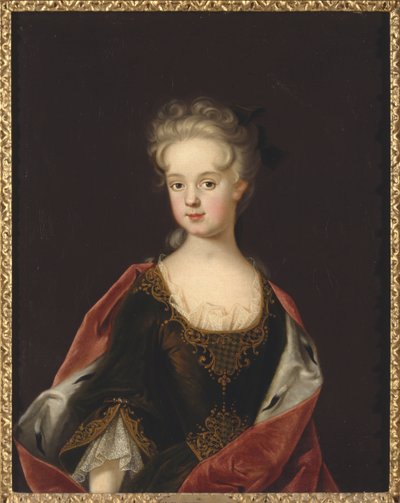 Marie Leszczynska, koningin van Frankrijk - Portret van Marie Leszczynska, koningin van Frankrijk (1703-1768), door Johan Starbus (1679-1724) door Johan Starbus