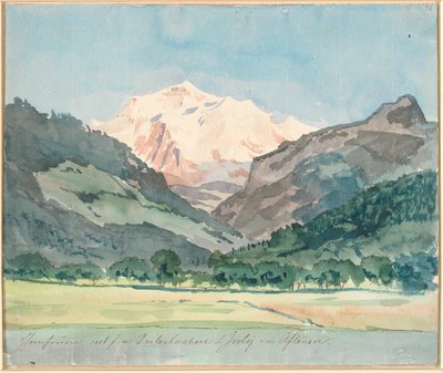 Alpenlandschap door Johan Thomas Lundbye