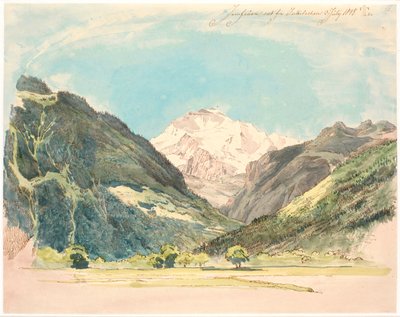 Alpenlandschap door Johan Thomas Lundbye