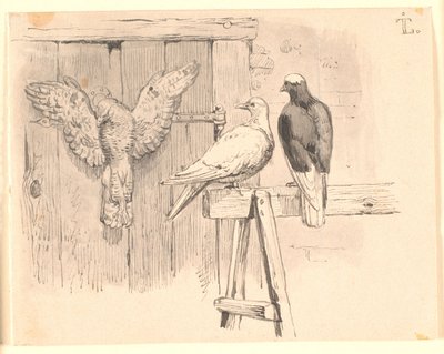 De duiven door Johan Thomas Lundbye