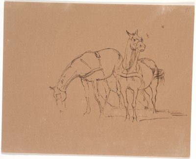 Paardenspan door Johan Thomas Lundbye