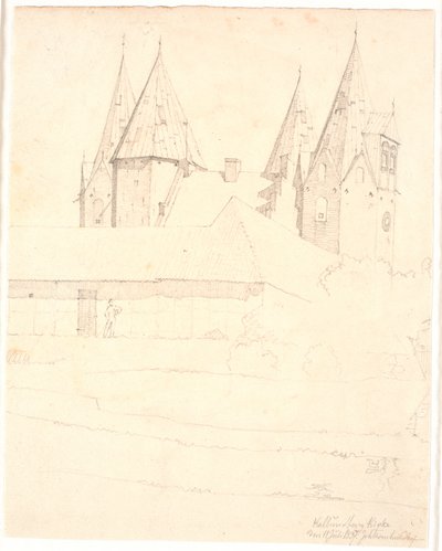 Kallundborg Kerk door Johan Thomas Lundbye