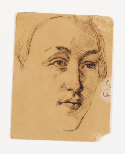 Vrouwenportret door Johan Thomas Lundbye