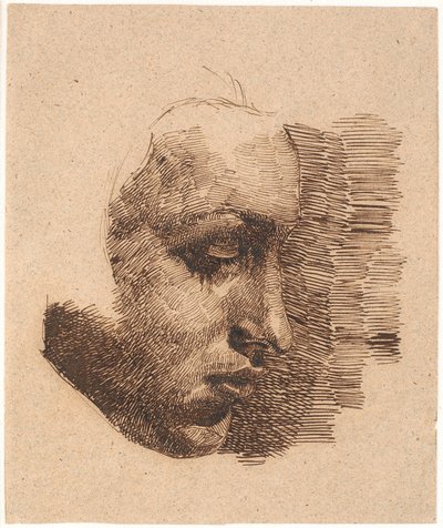Profielportret door Johan Thomas Lundbye