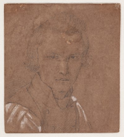 Zelfportret door Johan Thomas Lundbye