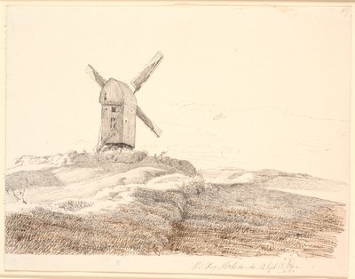 Stubmolen bij Kalundborg door Johan Thomas Lundbye