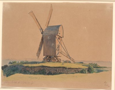 Stubmolen bij Kalundborg door Johan Thomas Lundbye