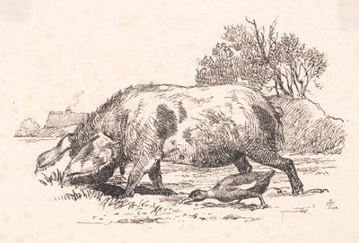 Het Varken en de Eend door Johan Thomas Lundbye