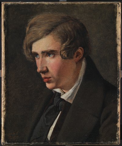 De Schilder Thorald Læssøe door Johan Thomas Lundbye