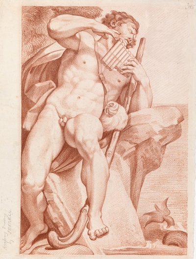 Polyphemus spielt die Panflöte door Johan Tobias Sergel