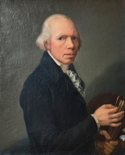 Zelfportret door Johan Wenzel Peter