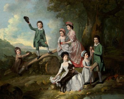 De Lavie-kinderen, ca. 1770 door Johan Zoffany