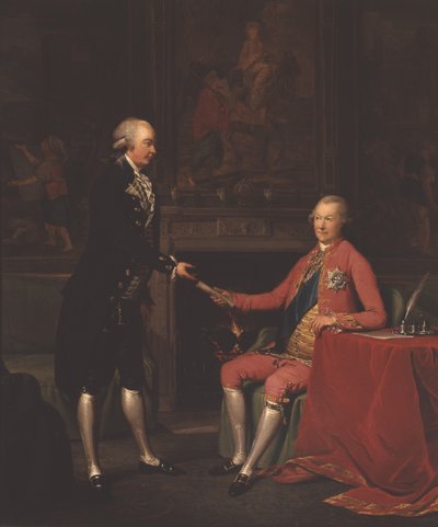 Portret van Hugh door Johann (circle of) Zoffany