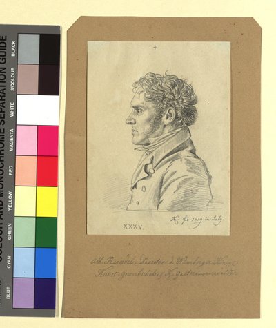 Albert Reindel (1784-1853), graveur door Johann Adam Klein
