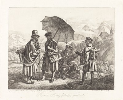 Schilders op reis door Johann Adam Klein