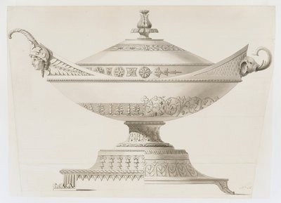 Gedekte terrine door Johann Alois Seethaler