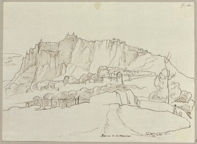De Republiek San Marino door Johann Anton Ramboux