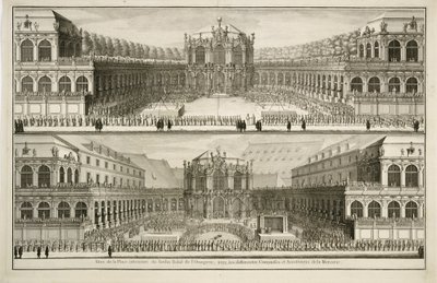 Vue du jardin Roial de l