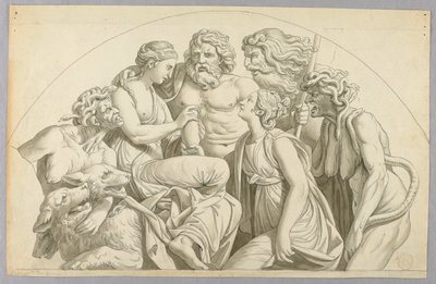 Psyche Vraagt Proserpina om een Beetje van haar Schoonheid in een Urn voor Venus te Doen door Johann August Nahl the Younger