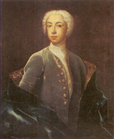 Portrait of Fedor Osterman (1723-1804) door Johann Balthasar Frankart