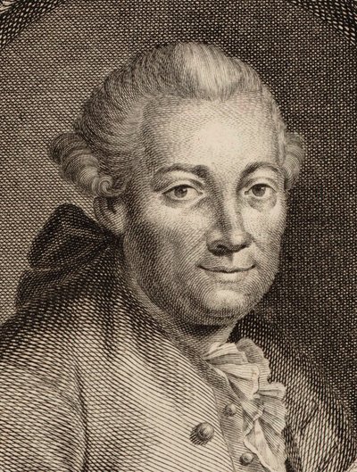 Portret van de componist Florian Leopold Gassmann 1729-1774, 1780 door Johann Balzer