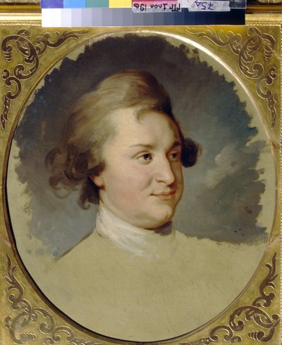 Grigori Potemkine - Portret van Prins van Tauris veldmaarschalk, staatsman Grigori A. Potyomkin (1739-1791) door Lampi, Johann-Baptist von, de Oudere (1751-1830), Tweede Helft van de 18e eeuw door Johann Baptist I Lampi