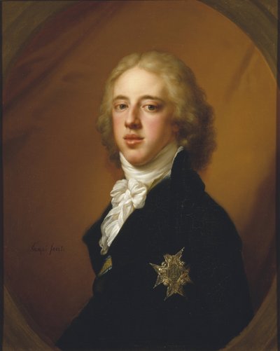 Portret van Gustav IV Adolf van Zweden (1778-1837) door Johann Baptist I Lampi