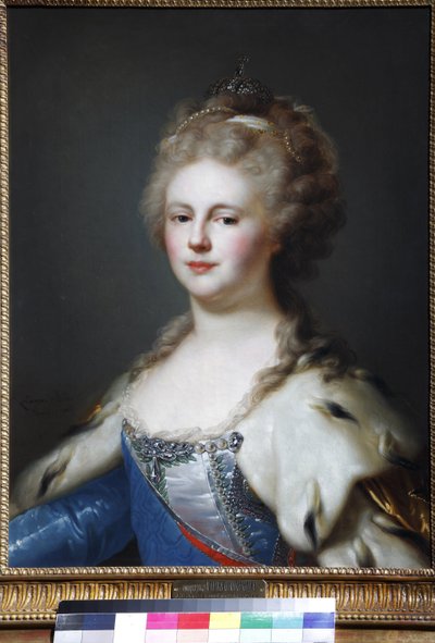 Portret van keizerin Maria Fjodorovna door Johann Baptist I Lampi