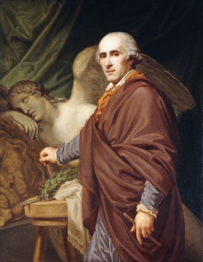 Portret van Antonio Canova door Johann Baptist Edler von Lampi
