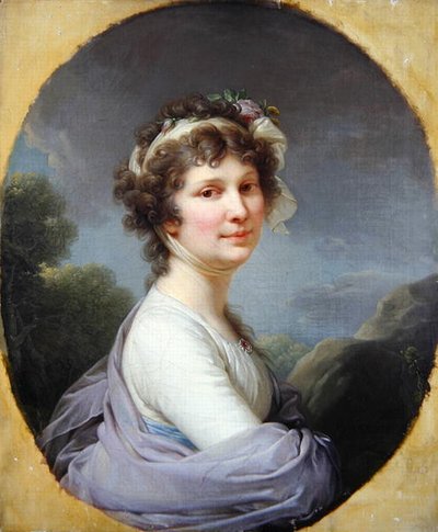 Theresia Edler von Wohlleben door Johann Baptist I Lampi